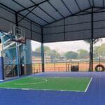 The ARC - indoor basketball court at daytime