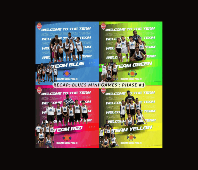 Recap: Blues Mini Games Phase #1 – A Day of High Energy and Budding Talent